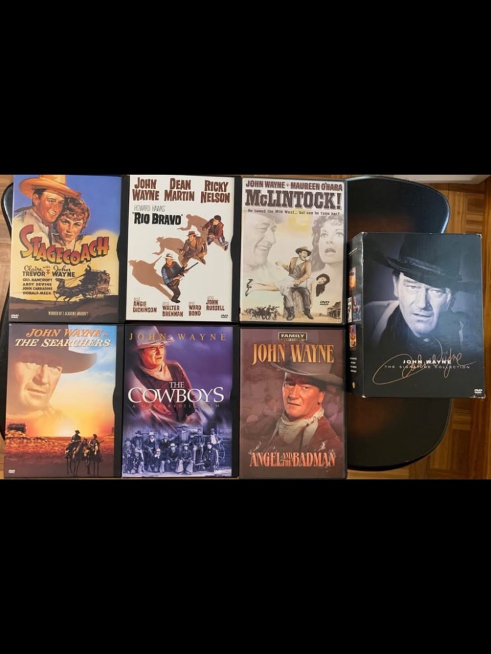 6 John Wayne Movies including John Wayne Signature DVD Box Set